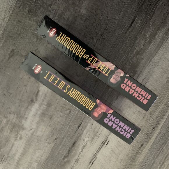 RICHARD SIMMONS Tone Up On Broadway Sweat Aerobic VHS Set of 2 NEW SEALED - Picture 5 of 6